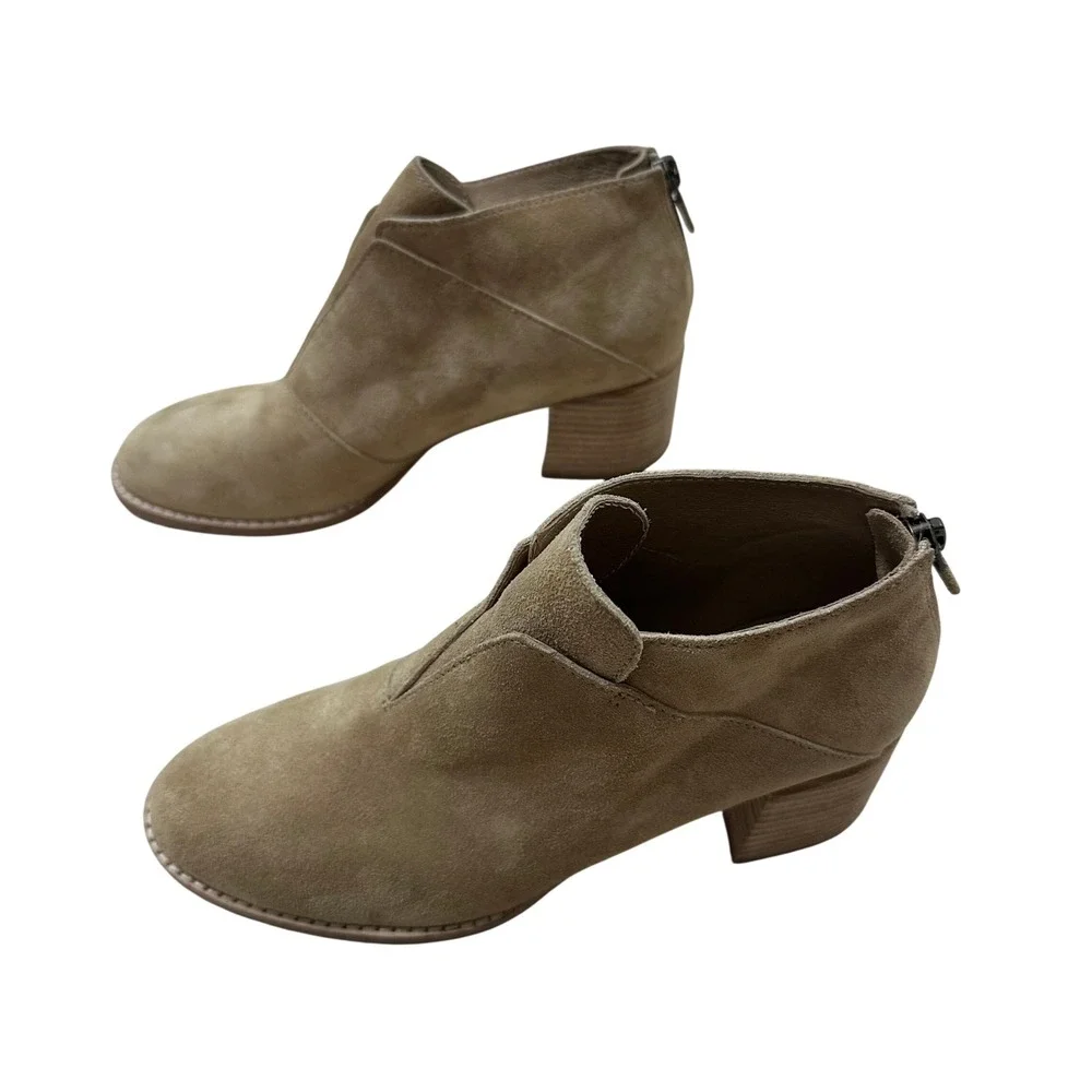 Eileen Fisher suede ankle